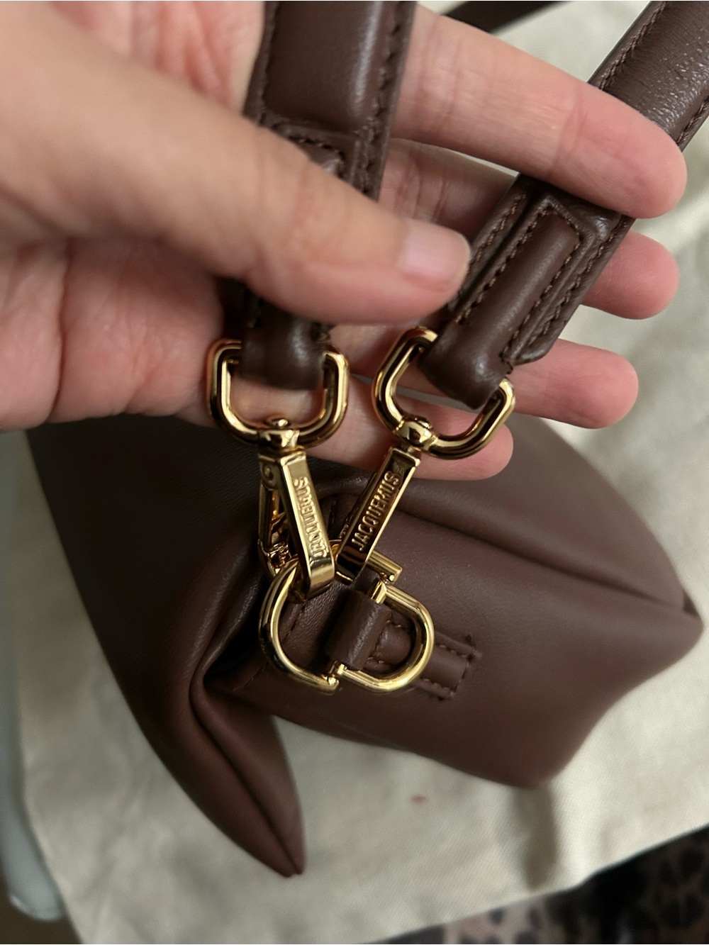 Jacquemus Le Bambinou Bag in Brown - Picture 3 of 8
